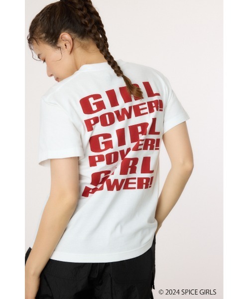 RODEO CROWNS WIDE BOWL(ロデオクラウンズワイドボウル)の「SPICE GIRLS Tシャツ(Tシャツ/カットソー・レディース・オフホワイト/ブラック/ライトブルー・MEDIUM/LARGE)」の16枚目の写真