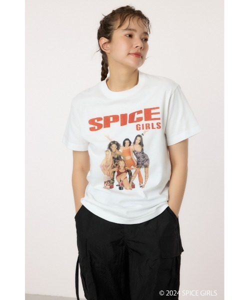 RODEO CROWNS WIDE BOWL(ロデオクラウンズワイドボウル)の「SPICE GIRLS Tシャツ(Tシャツ/カットソー・レディース・オフホワイト/ブラック/ライトブルー・MEDIUM/LARGE)」の15枚目の写真
