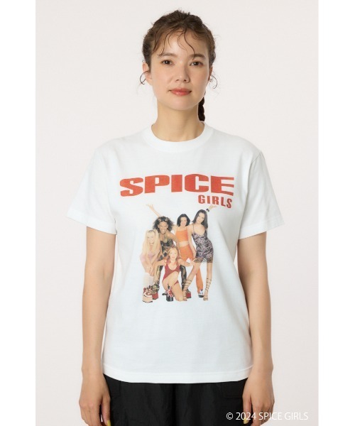 RODEO CROWNS WIDE BOWL(ロデオクラウンズワイドボウル)の「SPICE GIRLS Tシャツ(Tシャツ/カットソー・レディース・オフホワイト/ブラック/ライトブルー・MEDIUM/LARGE)」の11枚目の写真