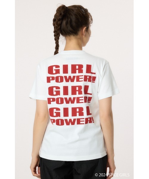RODEO CROWNS WIDE BOWL(ロデオクラウンズワイドボウル)の「SPICE GIRLS Tシャツ(Tシャツ/カットソー・レディース・オフホワイト/ブラック/ライトブルー・MEDIUM/LARGE)」の9枚目の写真