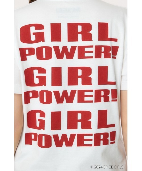 RODEO CROWNS WIDE BOWL(ロデオクラウンズワイドボウル)の「SPICE GIRLS Tシャツ(Tシャツ/カットソー・レディース・オフホワイト/ブラック/ライトブルー・MEDIUM/LARGE)」の7枚目の写真