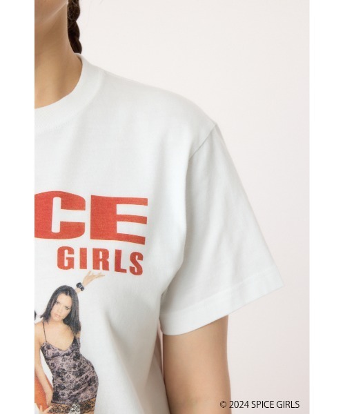 RODEO CROWNS WIDE BOWL(ロデオクラウンズワイドボウル)の「SPICE GIRLS Tシャツ(Tシャツ/カットソー・レディース・オフホワイト/ブラック/ライトブルー・MEDIUM/LARGE)」の5枚目の写真