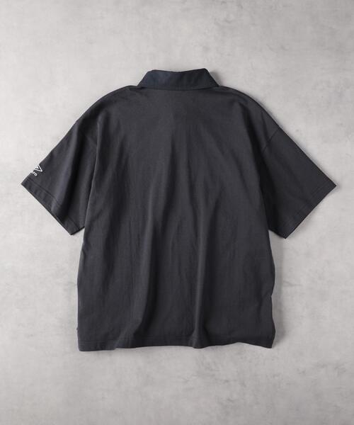 UMBRO(アンブロ)の「UMBRO(アンブロ)エンブレムポロシャツ(ポロシャツ・レディース・ブラック/ベージュ・M/L/XL)」の9枚目の写真