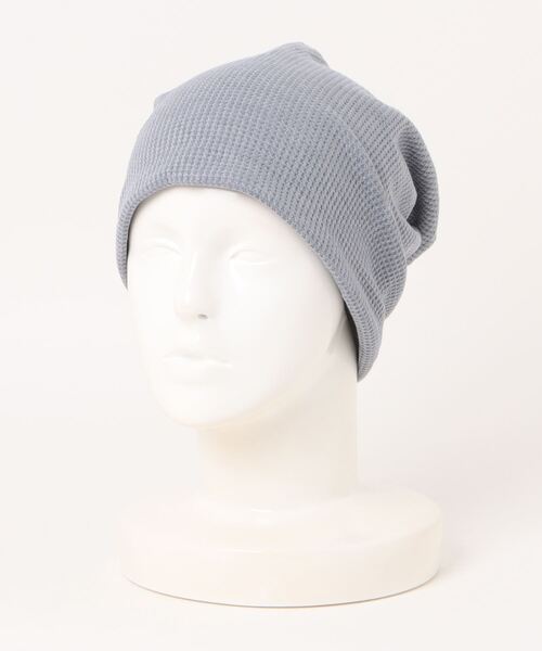 BARELY BLUE（ベアリーブルー）の「【 BARELY BLUE / ベアリーブルー 】 ルーズ ビーニー（ニットキャップ/ビーニー・レディース・ライトグレー/ブラック/グレー・FREE）」の10枚目の写真