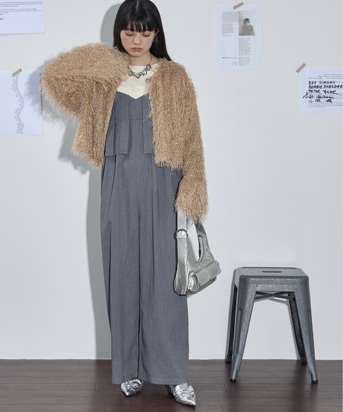 THE YOn(ザヨン)の「フリルギャザーポインテッドトゥミュール(パンプス・レディース・アンティークシルバー/ブラック/シルバー・36/37/38)」の12枚目の写真