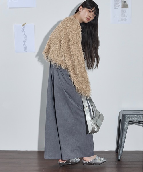 THE YOn(ザヨン)の「フリルギャザーポインテッドトゥミュール(パンプス・レディース・アンティークシルバー/ブラック/シルバー・36/37/38)」の13枚目の写真