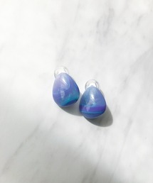アクリルドロップクリップイヤリング