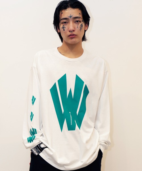 W-logo lst（Tシャツ/カットソー）｜[W] by VIRGOwearworks（ダブリューバイヴァルゴウェアーワークス） 5,752円