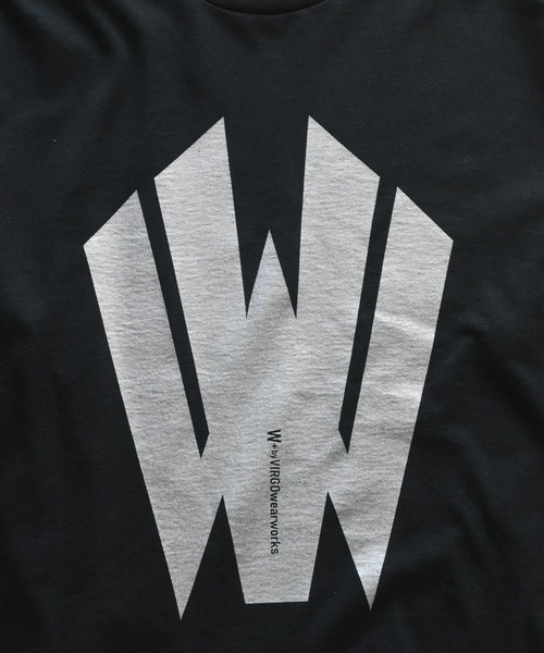 [W] by VIRGOwearworks（ダブリューバイヴァルゴウェアーワークス）の「W-logo lst（Tシャツ/カットソー・メンズ・イエロー/ホワイト/ブラック・M/L/XL/XXL）」の5枚目の写真