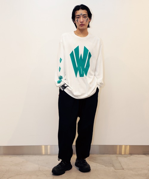 [W] by VIRGOwearworks（ダブリューバイヴァルゴウェアーワークス）の「W-logo lst（Tシャツ/カットソー・メンズ・イエロー/ホワイト/ブラック・M/L/XL/XXL）」の8枚目の写真