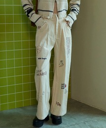 MAISON SPECIAL | Corduroy Early Romance Graphic Pants/コーデュロイアーリーロマンスグラフィックパンツ【MAISON SPECIAL/メゾンスペシャル】■セットアップ対応■(その他パンツ)