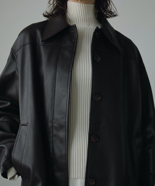 anuke（アンヌーク）の「anuke Slit Turtle Knit スリットタートル