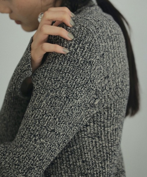 anuke（アンヌーク）の「anuke Slit Turtle Knit スリットタートル