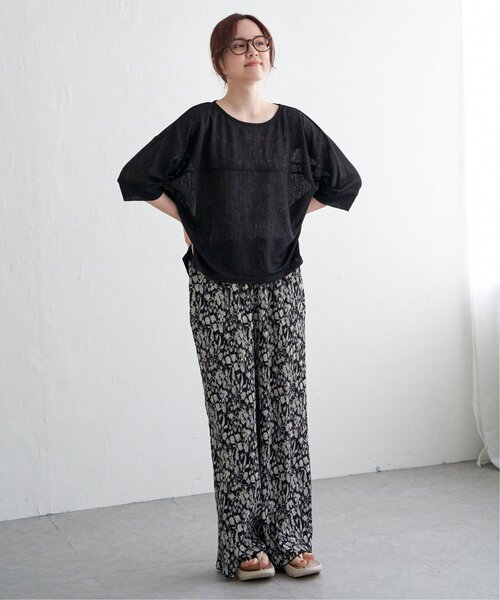 LBC（エルビーシー）の「シアータック切り替えプルオーバー（Tシャツ/カットソー・レディース・オフホワイト/レッド/ブラック・M）」の22枚目の写真