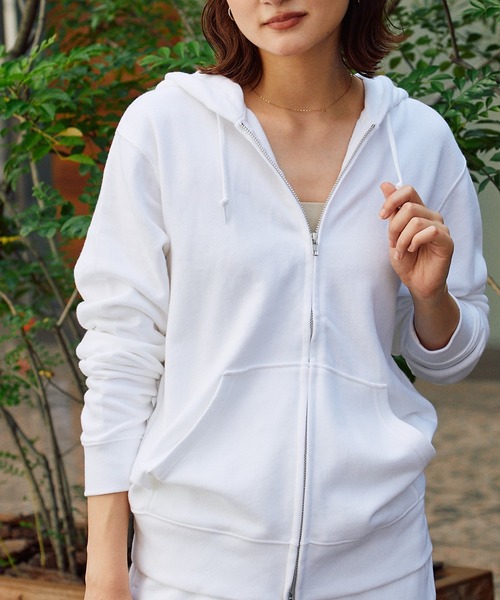 フード付プリントパーカーホワイトXL セール】△Printstar/プリントスター 8.4オンス ジップアップパーカー