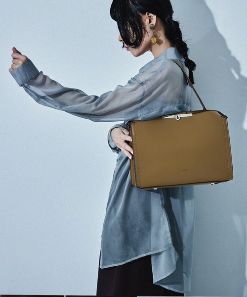 【セール】【HUNDRED】スリムスクエア 2wayハンドバッグ ショルダーバッグ レディース（ハンドバッグ）｜HUNDRED（ハンドレッド）