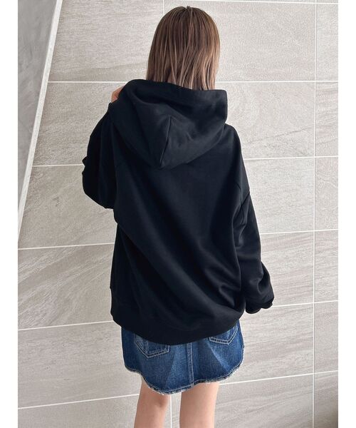 GYDA（ジェイダ）の「NO COFFEE NO GYDAスウェットパーカー（パーカー・レディース・オフホワイト/ブラック・FREE）」の15枚目の写真