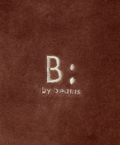 B:MING by BEAMS（ビーミングバイビームス）の「配色 ベロア フーディー 2024FW（100～140cm）（パーカー・キッズ・ネイビー/レッド・130/140/100/110/120）」の13枚目の写真