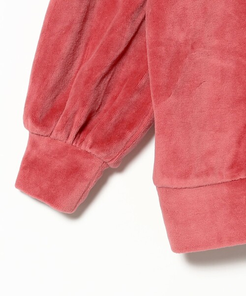 B:MING by BEAMS（ビーミングバイビームス）の「配色 ベロア フーディー 2024FW（100～140cm）（パーカー・キッズ・ネイビー/レッド・130/140/100/110/120）」の14枚目の写真