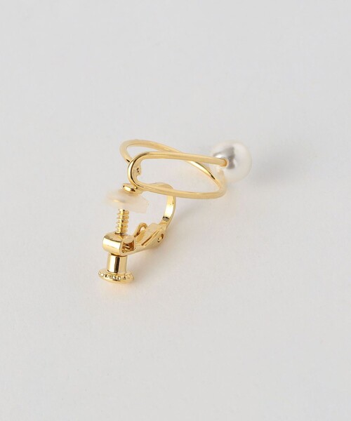 green label relaxing（グリーンレーベルリラクシング）の「シズクフレーム&FKPL イヤリング（イヤリング・レディース・ゴールド/シルバー・FREE）」の3枚目の写真