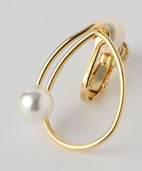 green label relaxing（グリーンレーベルリラクシング）の「シズクフレーム&FKPL イヤリング（イヤリング・レディース・ゴールド/シルバー・FREE）」の8枚目の写真