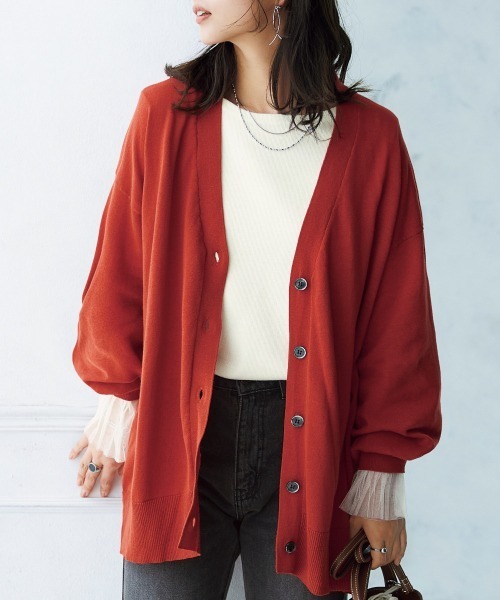 nissen（ニッセン）の「袖プリーツ重ね着用トップス（Tシャツ/カットソー・レディース・オフホワイト/ブラック・LL/L/M/S）」の4枚目の写真