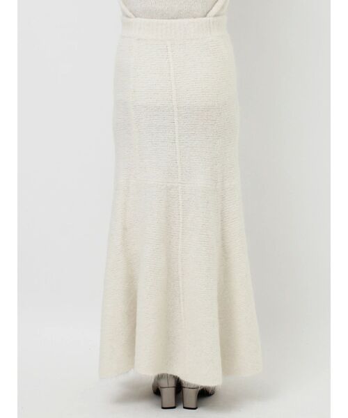 LAGUNAMOON（ラグナムーン）の「アルパカシャギーニットナローフレアスカート（スカート・レディース・グレー/アイボリー/ピンク・MEDIUM/SMALL）」の11枚目の写真