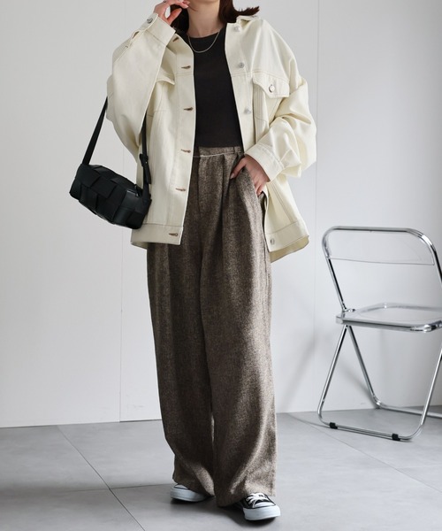 model：162cm 着用サイズ：F