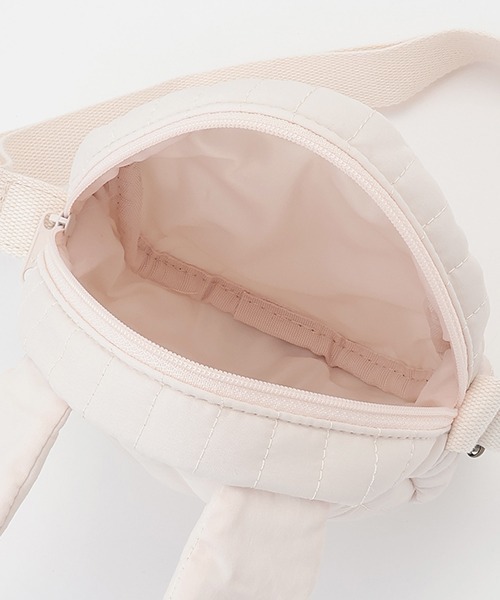 petit main(プティマイン)の「ププ&テテお顔ショルダーバッグ(ショルダーバッグ・キッズ・モカ/ライトピンク・FREE)」の10枚目の写真