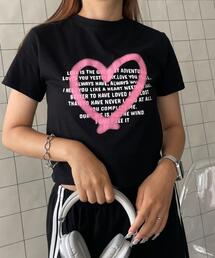 アソートハートプリントTシャツ