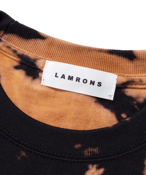 【セール】【LAMRONS】TYEDYE HAND BREECH S/S TEE（Tシャツ/カットソー）｜M TO R（ムウトアール）