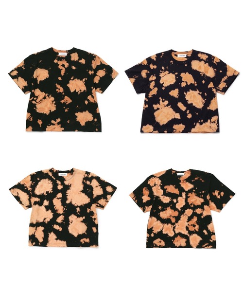 【セール】【LAMRONS】TYEDYE HAND BREECH S/S TEE（Tシャツ/カットソー）｜M TO R（ムウトアール）