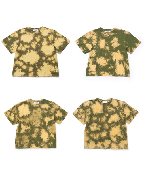 【セール】【LAMRONS】TYEDYE HAND BREECH S/S TEE（Tシャツ/カットソー）｜M TO R（ムウトアール）