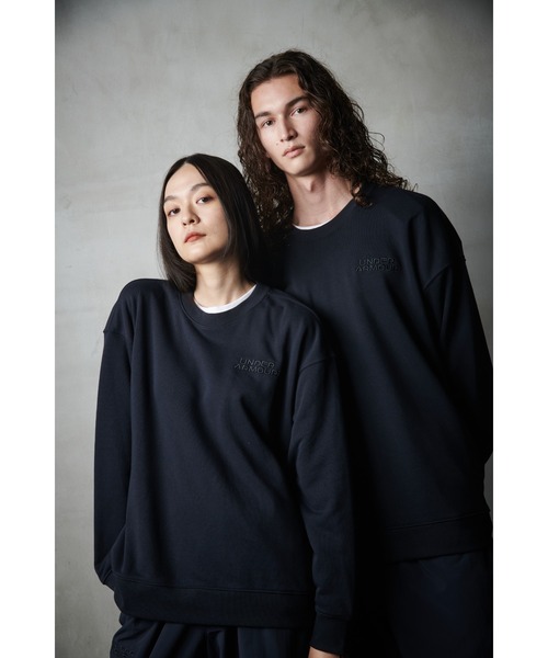 UNDER ARMOUR（アンダーアーマー）の「UAテリー クルー（トレーニング/メンズ）（スウェット・メンズ・ブラック・XL/S/2XL/M/L/3XL）」の7枚目の写真