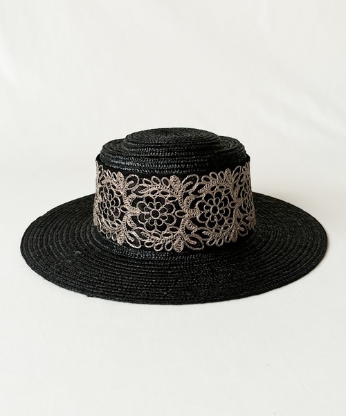 ORIENT(オリエント)の「KANDIA【カンディア】(ハット・レディース・ナチュラル/ブラック・FREE)」の1枚目の写真