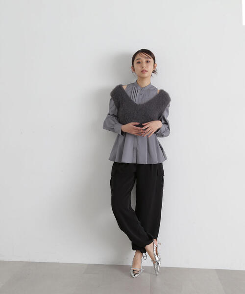 NATURAL BEAUTY BASIC（ナチュラルビューティーベーシック）の「◇2wayカーゴパンツ（カーゴパンツ・レディース・ピンク/チャコールグレー/ブラック・SMALL/MEDIUM）」の4枚目の写真