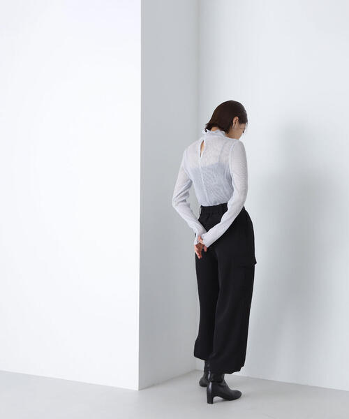 NATURAL BEAUTY BASIC（ナチュラルビューティーベーシック）の「◇2wayカーゴパンツ（カーゴパンツ・レディース・ピンク/チャコールグレー/ブラック・SMALL/MEDIUM）」の7枚目の写真