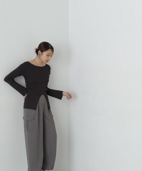 NATURAL BEAUTY BASIC（ナチュラルビューティーベーシック）の「◇2wayカーゴパンツ（カーゴパンツ・レディース・ピンク/チャコールグレー/ブラック・SMALL/MEDIUM）」の16枚目の写真