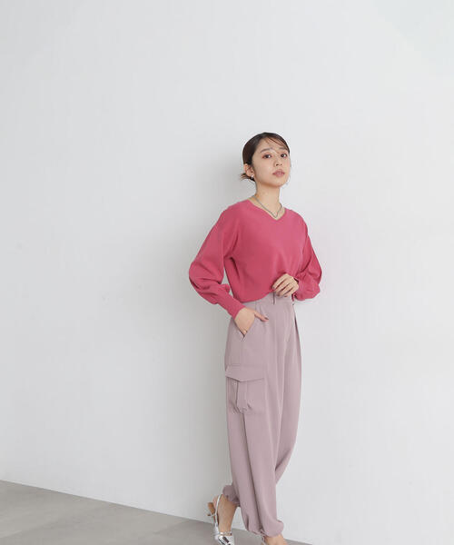 NATURAL BEAUTY BASIC（ナチュラルビューティーベーシック）の「◇2wayカーゴパンツ（カーゴパンツ・レディース・ピンク/チャコールグレー/ブラック・SMALL/MEDIUM）」の20枚目の写真