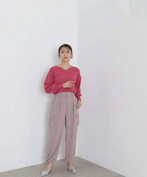 NATURAL BEAUTY BASIC（ナチュラルビューティーベーシック）の「◇2wayカーゴパンツ（カーゴパンツ・レディース・ピンク/チャコールグレー/ブラック・SMALL/MEDIUM）」の21枚目の写真