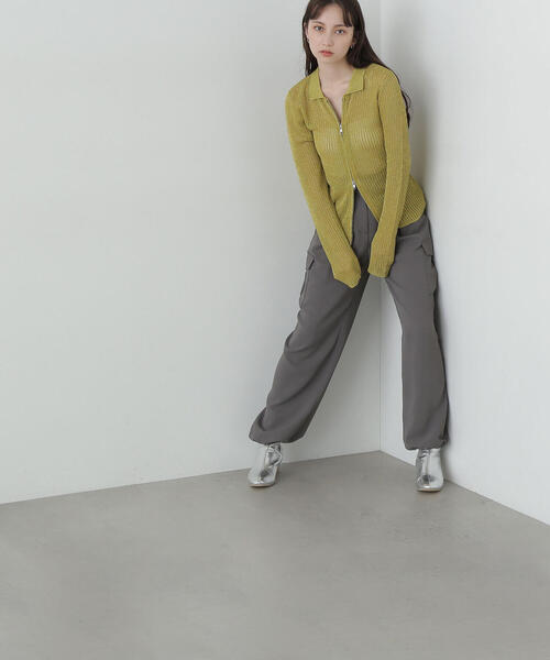 NATURAL BEAUTY BASIC（ナチュラルビューティーベーシック）の「◇2wayカーゴパンツ（カーゴパンツ・レディース・ピンク/チャコールグレー/ブラック・SMALL/MEDIUM）」の3枚目の写真