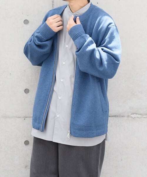 セール】SHIPS any: 〈手洗い可能〉コットン カシミヤ ニット シングル