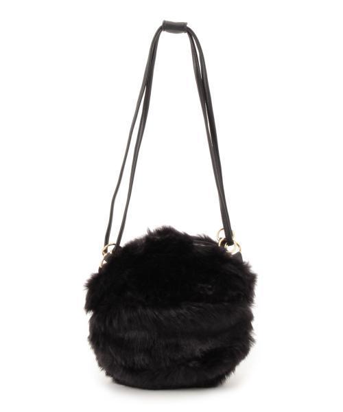 BEAMS LIGHTS Women's（ビームスライツ ウィメンズ）の「VOTAN TOKYO×BEAMS LIGHTS / ファーサークル（ショルダーバッグ・レディース・ブラック/ベージュ・ONE SIZE）」の6枚目の写真