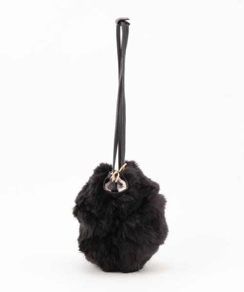 BEAMS LIGHTS Women's（ビームスライツ ウィメンズ）の「VOTAN TOKYO×BEAMS LIGHTS / ファーサークル（ショルダーバッグ・レディース・ブラック/ベージュ・ONE SIZE）」の15枚目の写真