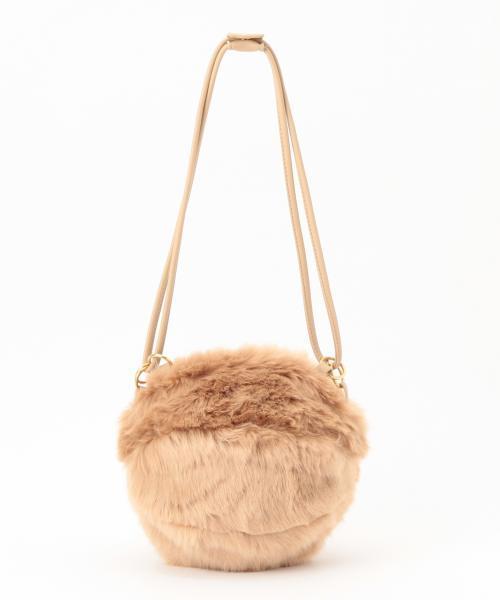 BEAMS LIGHTS Women's（ビームスライツ ウィメンズ）の「VOTAN TOKYO×BEAMS LIGHTS / ファーサークル（ショルダーバッグ・レディース・ブラック/ベージュ・ONE SIZE）」の13枚目の写真