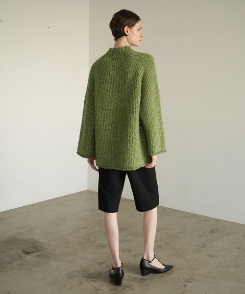 【正規品】clane MALLYARN ROLL NECK KNIT TOPS セール】MALLYARN ROLL NECK KNIT TOPS（ニット/セーター