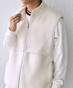 【関税込み】ERL オフホワイト Varsity ジップアップフーディ セール】ERL / イーアールエル UNISEX VARSITY ZIP-UP HOODIE