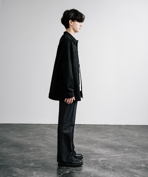 オーバーサイズ カットスエードCPOシャツジャケット（シャツ/ブラウス