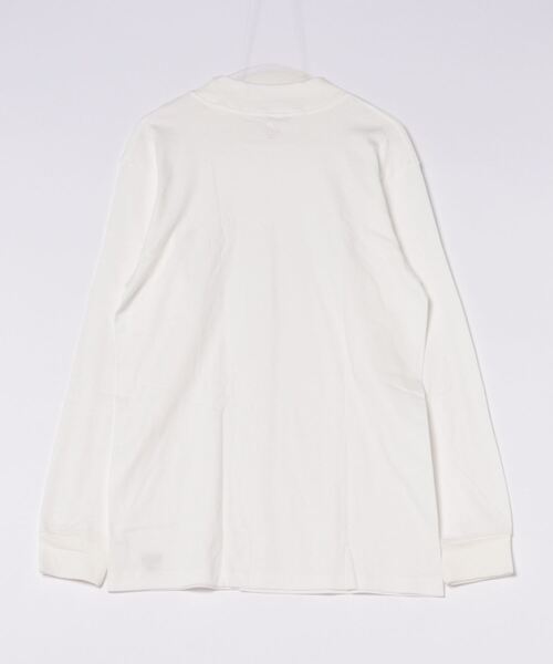 HANES(ヘインズ)の「【HANES/ヘインズ】ハイネックスムースロングスリーブT HM4-A205(Tシャツ/カットソー・メンズ・ブラック/ホワイト・LARGE/MEDIUM/X-LARGE)」の3枚目の写真