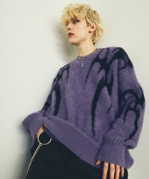 MM6 モヘア ニット オーバーサイズ セーター ビッグシルエット me+em select（ミームセレクト） ニット セーター モヘアライク